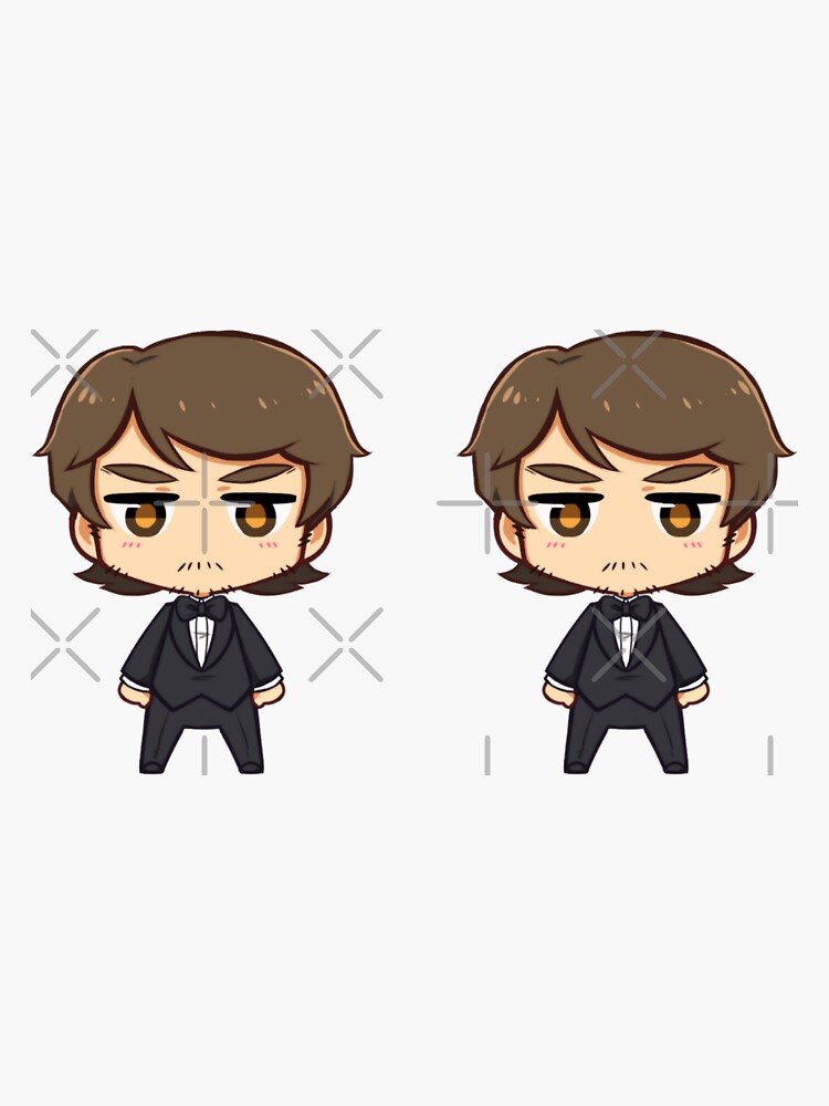 Mini Tony sticker set by Chorvaqueen
