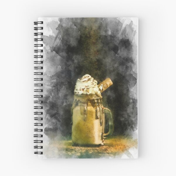Item preview, Dessert in glass mug. Still life Digital watercolor painting designed and sold by Vivid Studio.