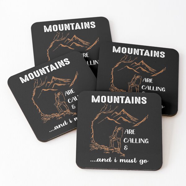 Item preview, Mountains Are Calling and I Must Go - Trendy Mountains Design Gift Idea For Camping Lovers designed and sold by Prince - Bestseller ★★★★★.