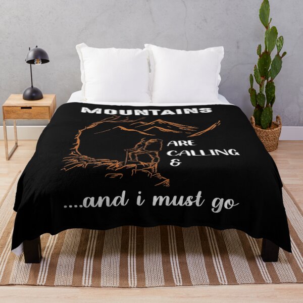 Item preview, Mountains Are Calling and I Must Go - Trendy Mountains Design Gift Idea For Camping Lovers designed and sold by Prince - Bestseller ★★★★★.
