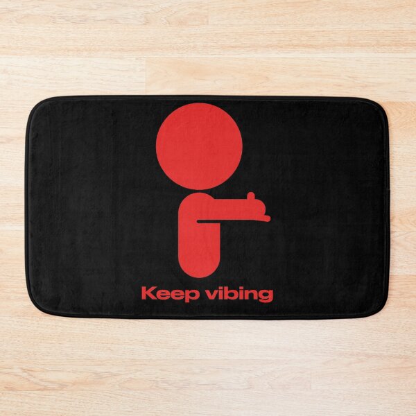 Item preview, Red vibing stick figure designed and sold by itisjakob.