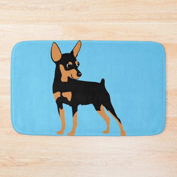 Item preview, Cute Cartoon Miniature Pinscher (Docked, Cropped) designed and sold by dogplay.