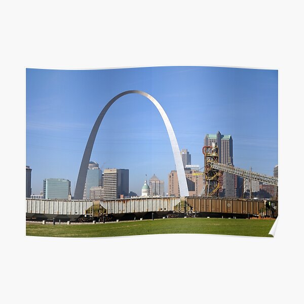 Arch Over Trains Poster