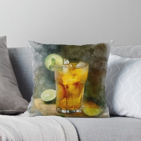 Item preview, Iced tea. Still life. Digital watercolor designed and sold by Vivid Studio.