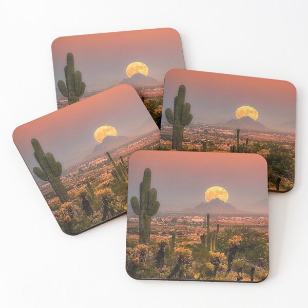 Item preview, dessert sunset, Arizona, Southwestern sunset, cactus, cacti,  designed and sold by Nostrathomas66.