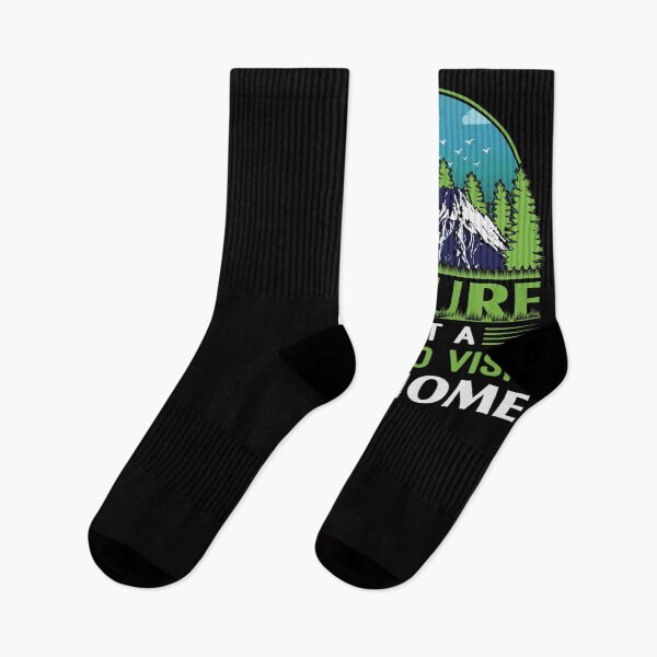 Item preview, Nature Is Not a Place to Visit It Is Home - Trendy Mountains Design Gift Idea For Camping Lovers designed and sold by Prince - Bestseller ★★★★★.