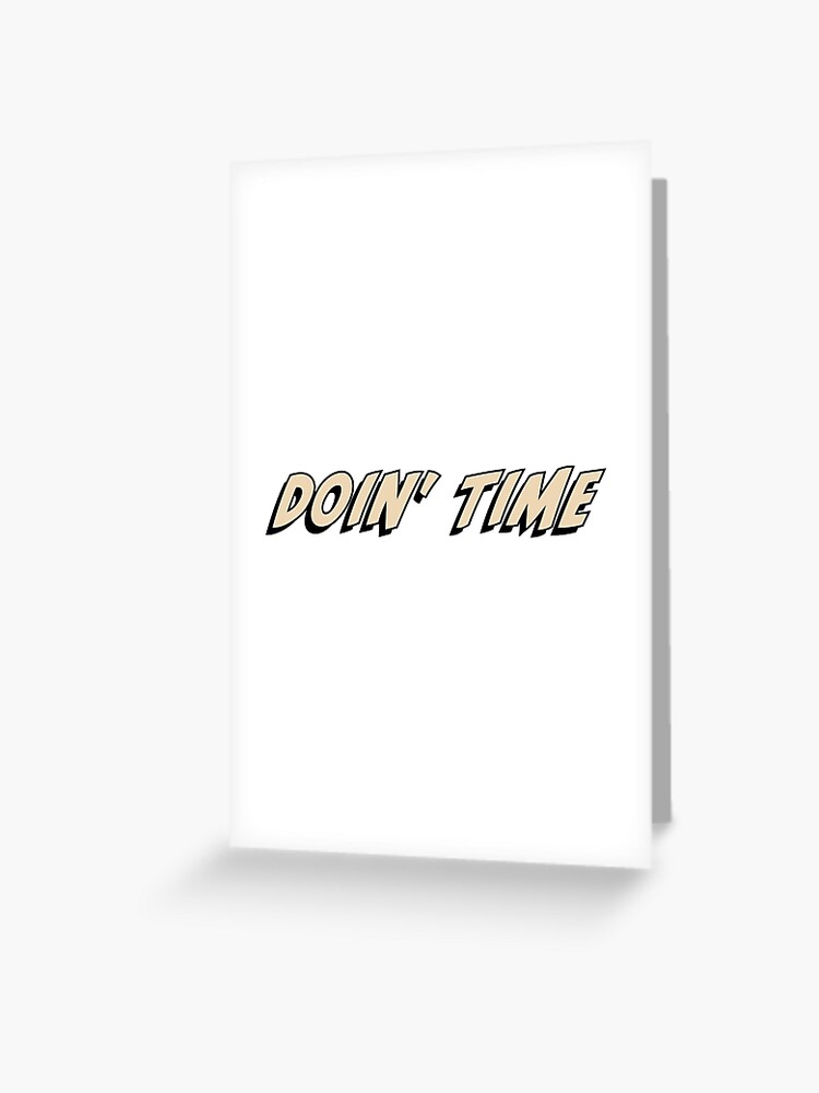 Doin' Time Lana Del Rey Sticker Greeting Card for Sale by jellyjam27