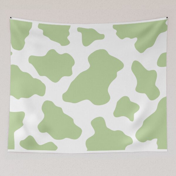 Item preview, Light green cow print designed and sold by kapicaa.