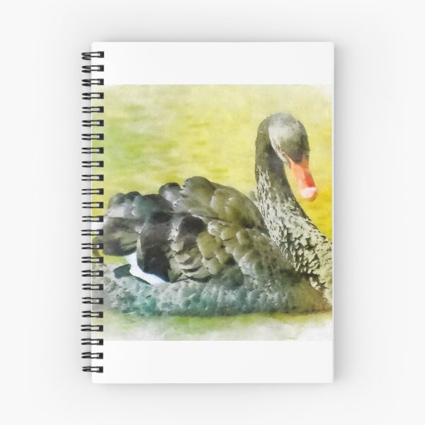 Item preview, Cisne negro. Acuarela digital designed and sold by Vivid Studio.