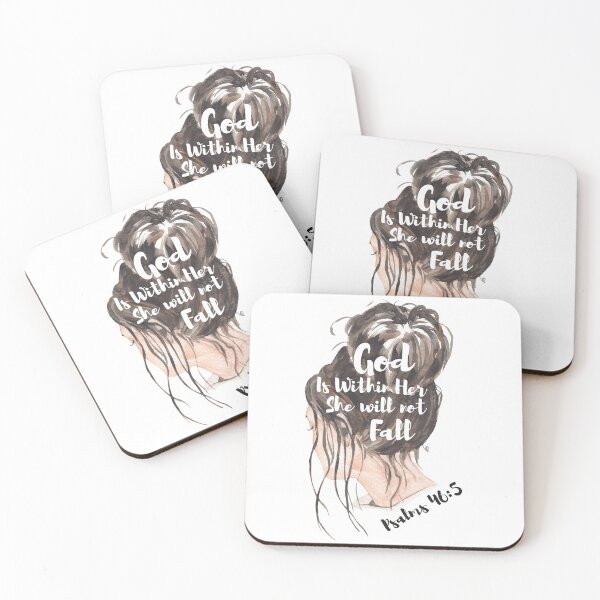 Item preview, God is within Her She Will Not Fall designed and sold by Simply-Redeem.
