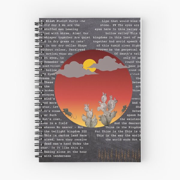 Item preview, The Hollow Men // T.S. Eliot designed and sold by daydreamatnight.