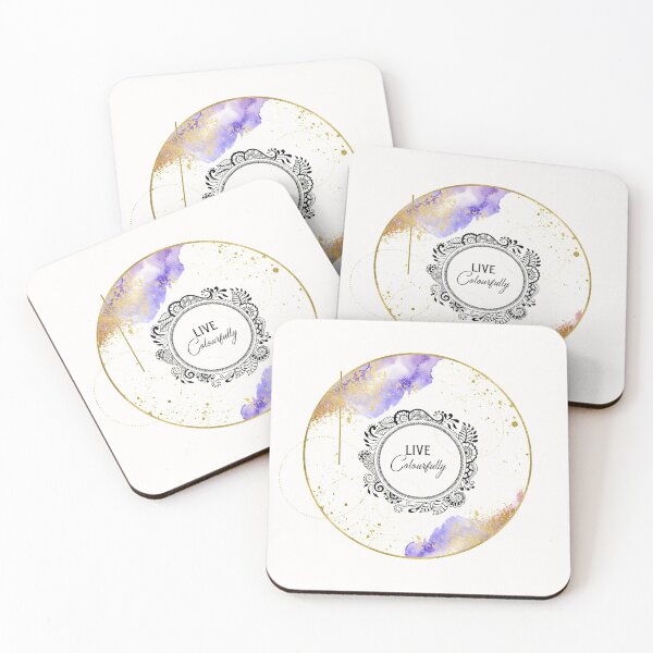 Item preview, Live Colourfully Mandala Art designed and sold by ThatMandalaShop.