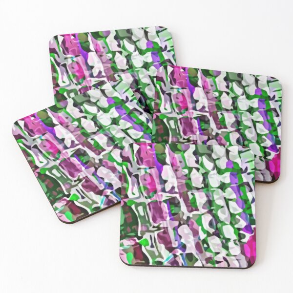 Item preview, Pink, Green, and White Square Patterns designed and sold by TheSplitWindow.