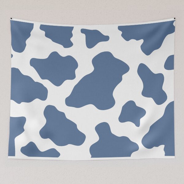Item preview, Blue cow print designed and sold by kapicaa.
