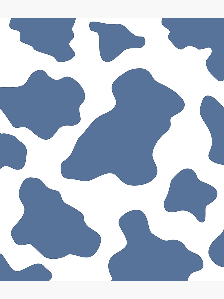 cow print - blue Backpack by K.apchi