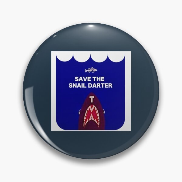 Item preview, SAVE THE SNAIL DARTER VINTAGE REMAKE designed and sold by NewMoonStudio.