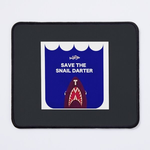 Item preview, SAVE THE SNAIL DARTER VINTAGE REMAKE designed and sold by NewMoonStudio.