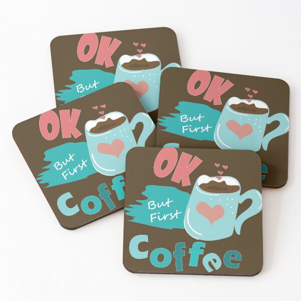 Item preview, Ok But First Coffee designed and sold by olafekry.