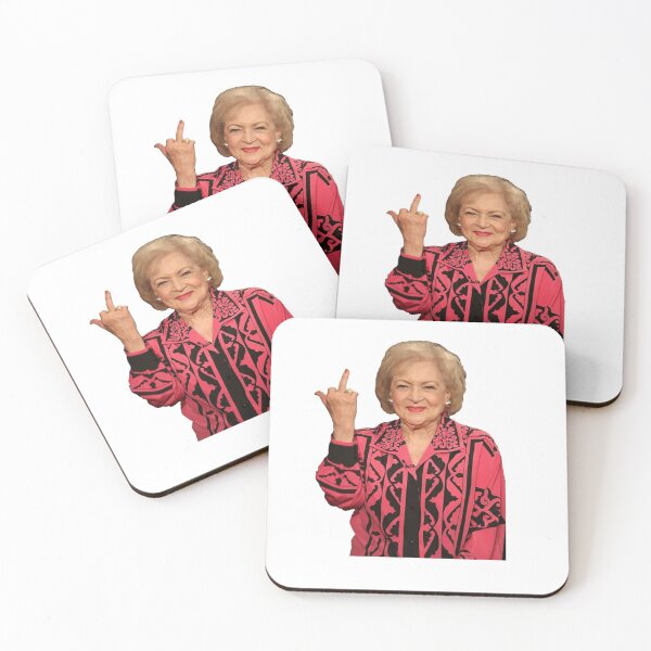 Item preview, betty white middle finger designed and sold by jords-stickers.