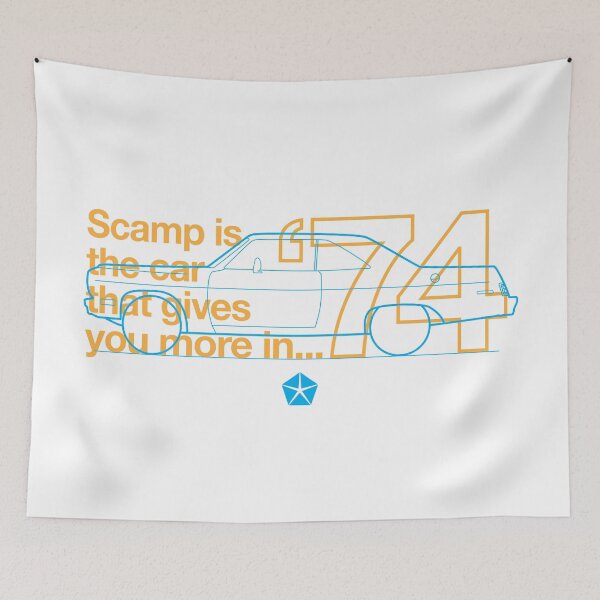 Item preview, 1974 Valiant Scamp - The Car That Gives You More designed and sold by Justin Ellis.