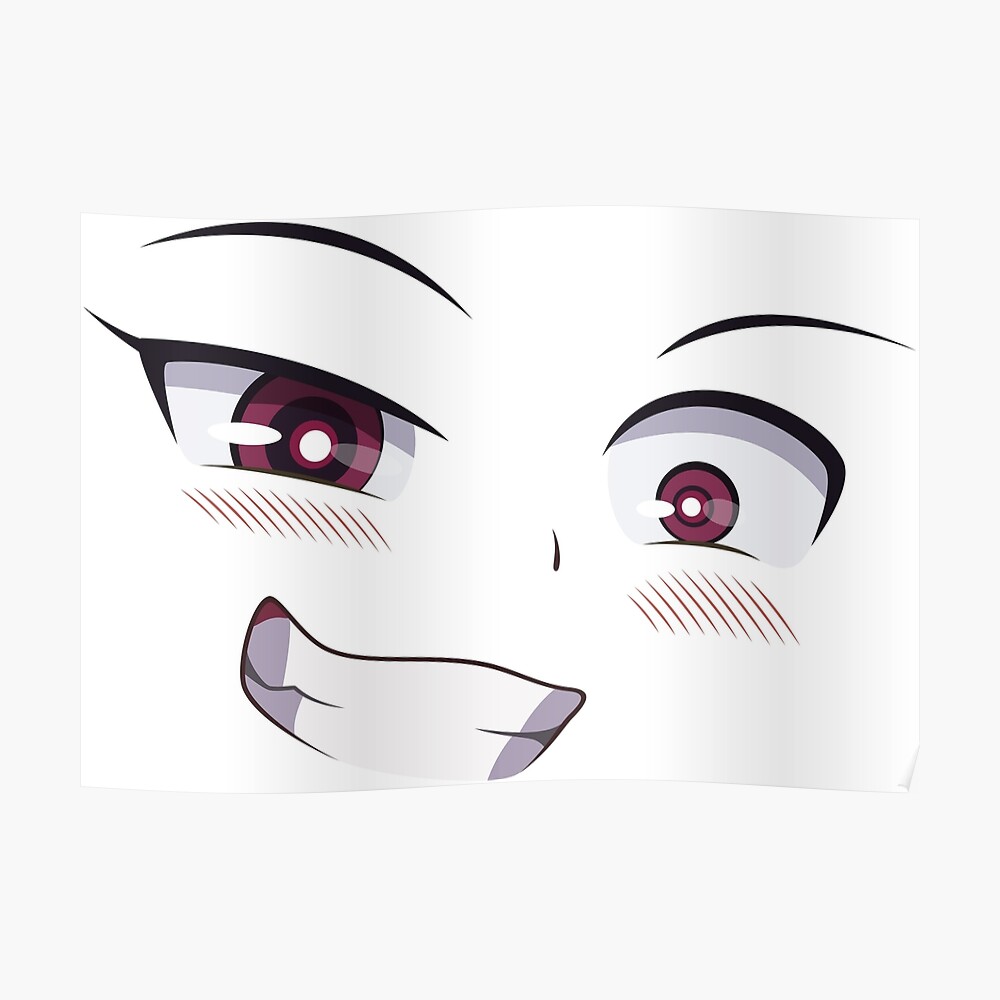 Cute happy smiley face, Happy Anime - Cute Face - Magnet | TeePublic