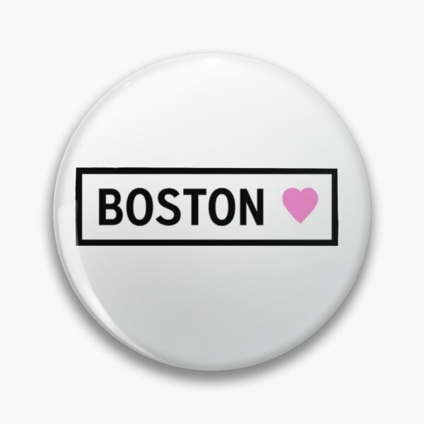 Item preview, Boston pink heart designed and sold by Anna Fitz.