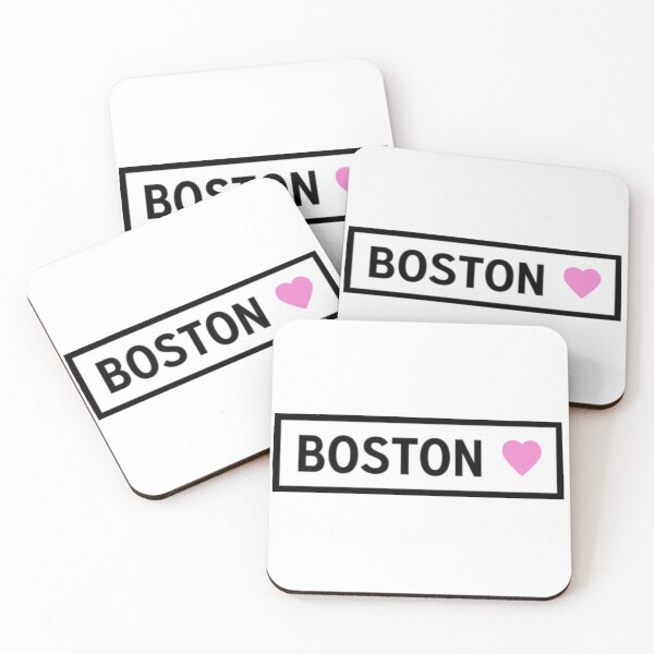Item preview, Boston pink heart designed and sold by Anna Fitz.