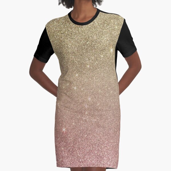 Item preview, Rose Gold and Yellow Gold Glitter Mesh designed and sold by Blkstrawberry.
