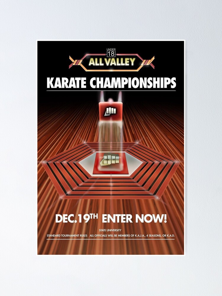 "All Valley Karate Championships" Poster by Jayiscool71 Redbubble