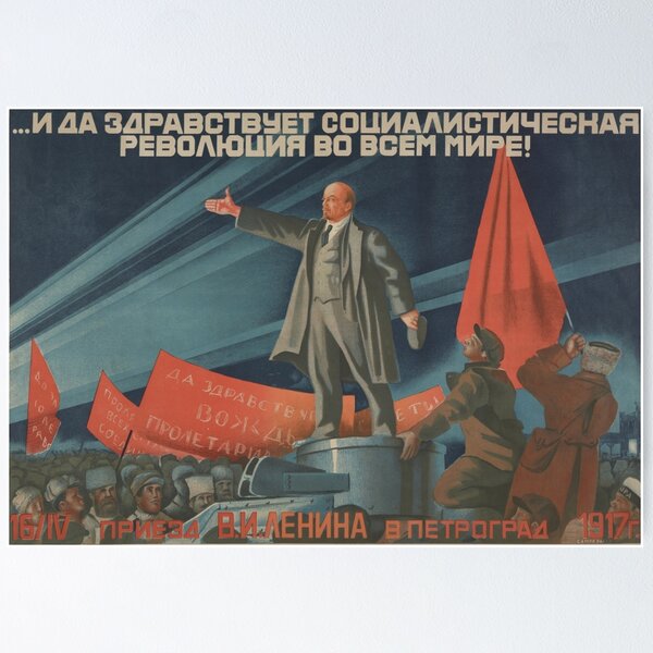 Item preview, Sowjetpropaganda - Lenin kommt nach Petrograd designed and sold by onlypropaganda.