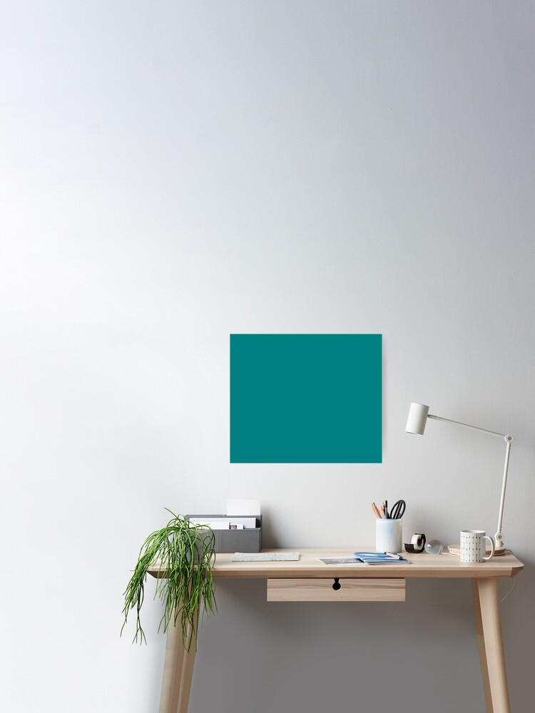 Teal Windows 95 98 Default Wallpaper Poster For Sale By Frogswag Redbubble