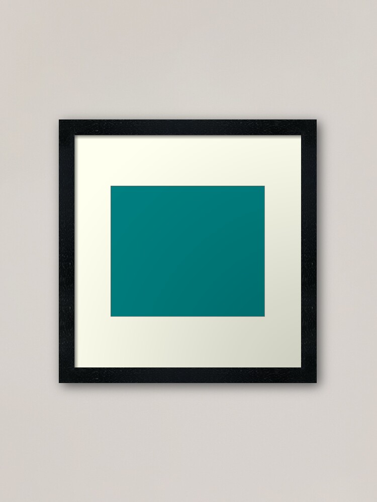Teal Windows 95 98 Default Wallpaper Framed Art Print For Sale By Frogswag Redbubble