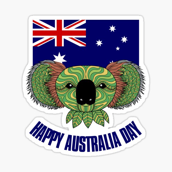Item preview, Koala Australia Day designed and sold by Polyxz.