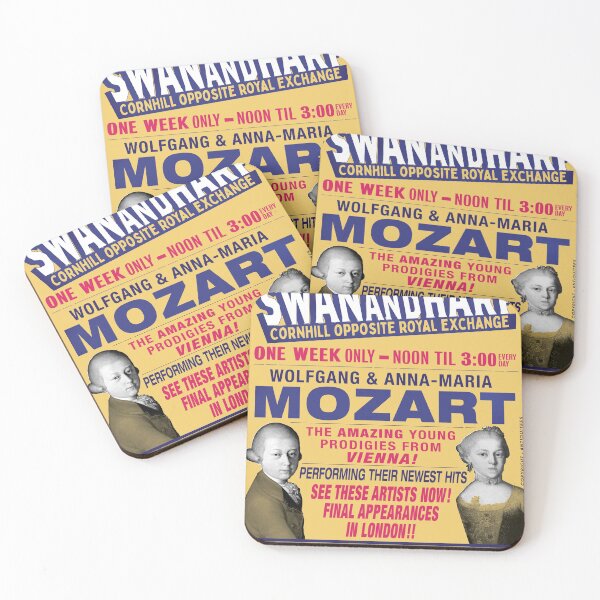 Item preview, Mozart SWAN AND HARP One Week Only/1765 designed and sold by ANTIQUITees.