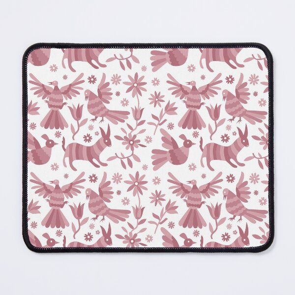 Item preview, pink otomi texture, mexican otomi, soft pink mexican art, mexican art, mexican craft, mexican folk, otomi texture, mexican pattern, flowers, birds, animals, pink designed and sold by Terevela.