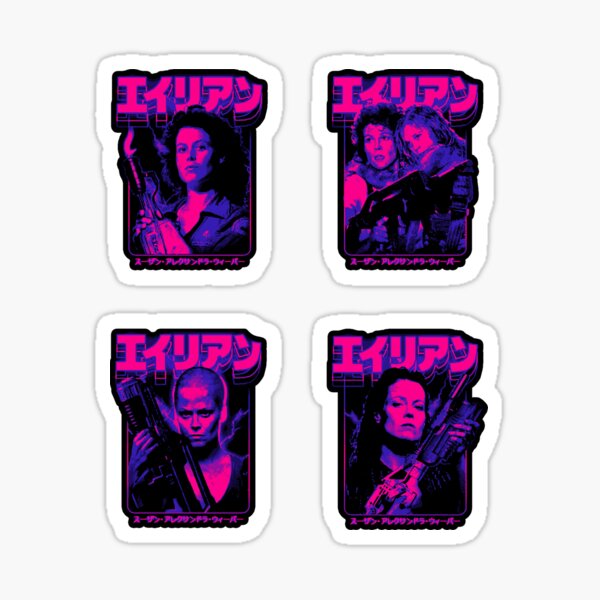 Item preview, Aliens Combo Sticker Pack designed and sold by Bootleg Factory.
