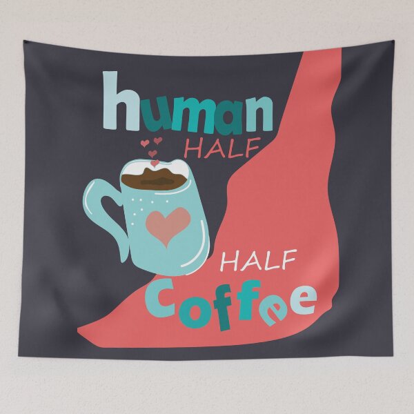 Item preview, Half human half coffee designed and sold by olafekry.