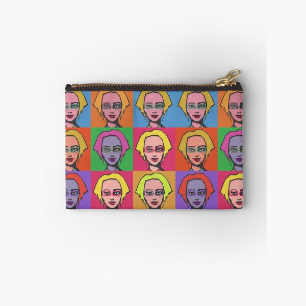 Aperçu de l'œuvre Pop art inspiré | Femme à lunettes créée et vendue par Moolversin.
