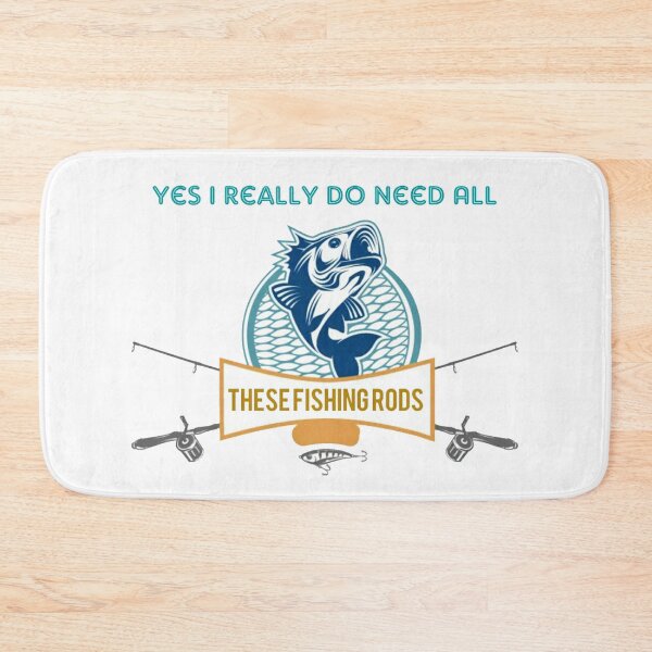 Item preview, Yes I do Really Need All These Fishing Rods Funny Sticker For Fishing Lovers. designed and sold by Sloyar.