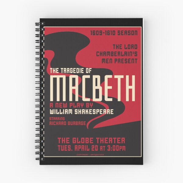 Item preview, Shakespeare MACBETH Premiere Poster/1610 designed and sold by ANTIQUITees.