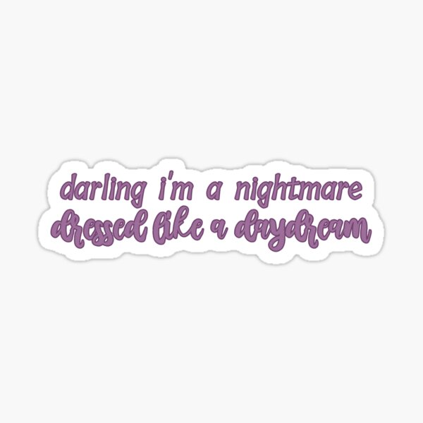 Blank Space Glitter with Taylor Swift lyrics | Sticker