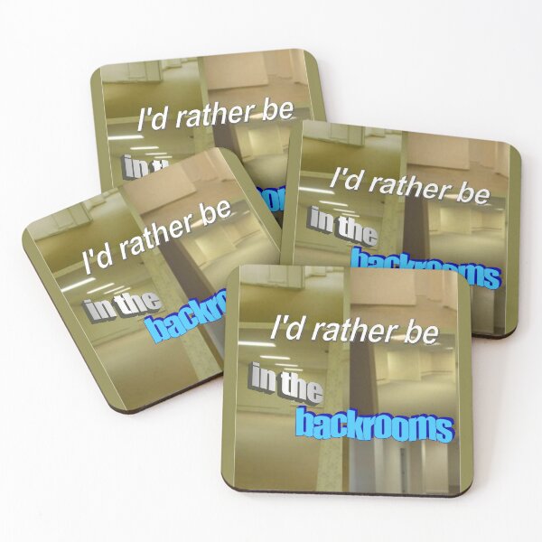 Item preview, I'd rather be in the backrooms designed and sold by InkblottScott.