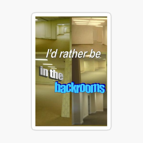 The Backrooms Stickers for Sale