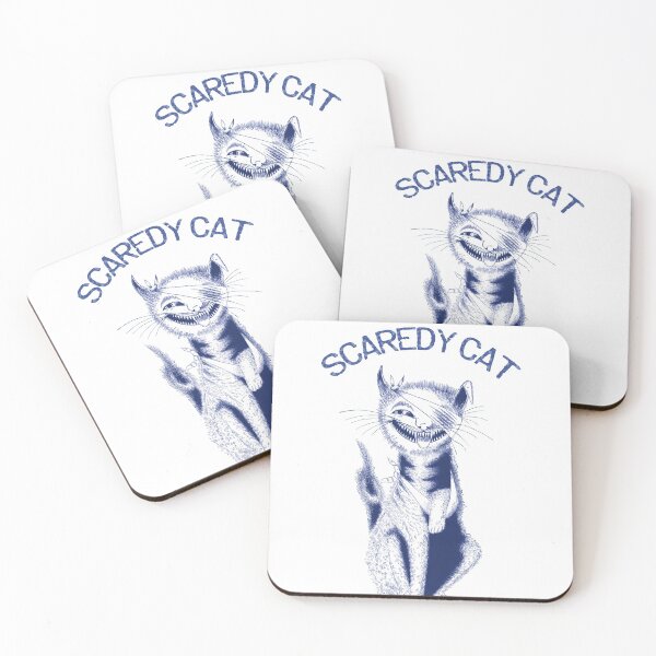 Item preview, Blue Not a Scaredy Cat  designed and sold by PrintedVintage.