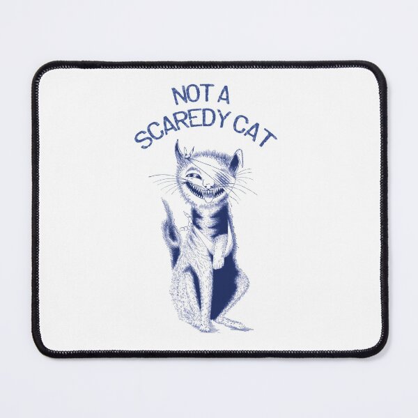 Item preview, Blue Not a Scaredy Cat designed and sold by PrintedVintage.