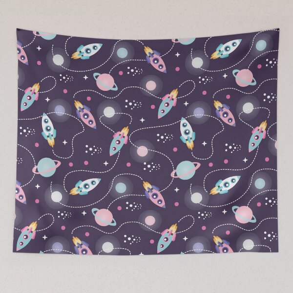 Item preview, Rockets in Space designed and sold by murkyswamp.