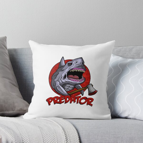Aperçu de l'œuvre requin avec une hache créée et vendue par myuglybackpack.