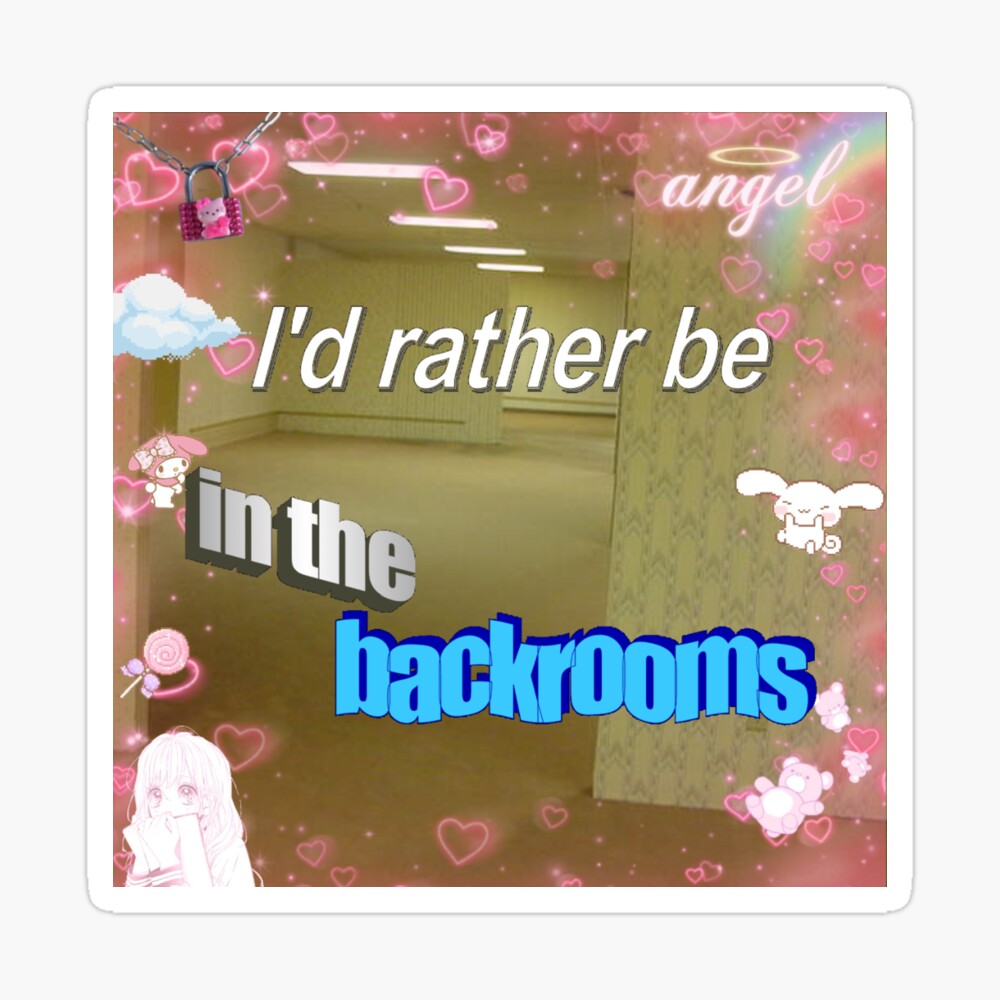 THE BACKROOMS Sticker for Sale by gallerygifts