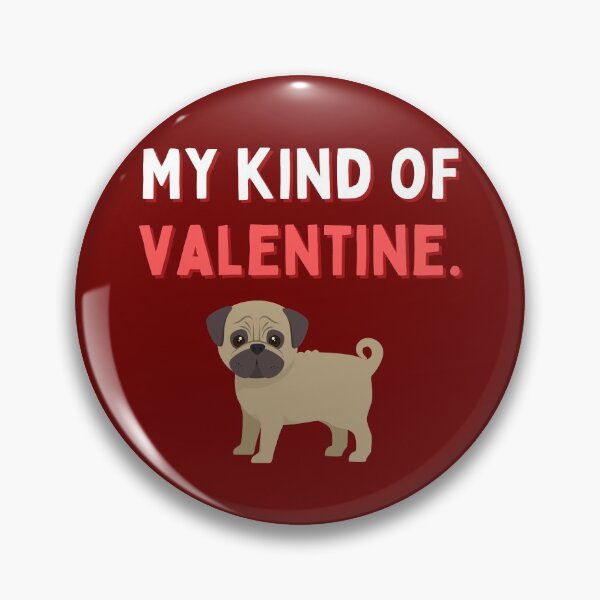 Item preview, My Kind of Valentine for Pug Owners designed and sold by expatessentials.