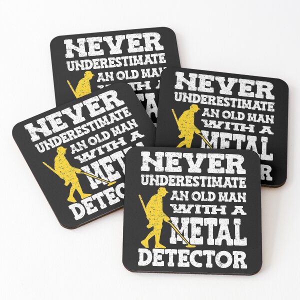 Item preview, Treasure Hunter Metal Detecting Detectorist Dirt Fishing, Never Underestimate and Old Man With A Metal Detector designed and sold by JasKei-Designs.